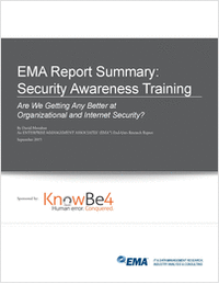 EMA Report Summary: Security Awareness Training
