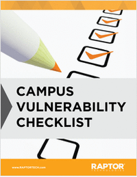 K-12: Campus Vulnerability Checklist