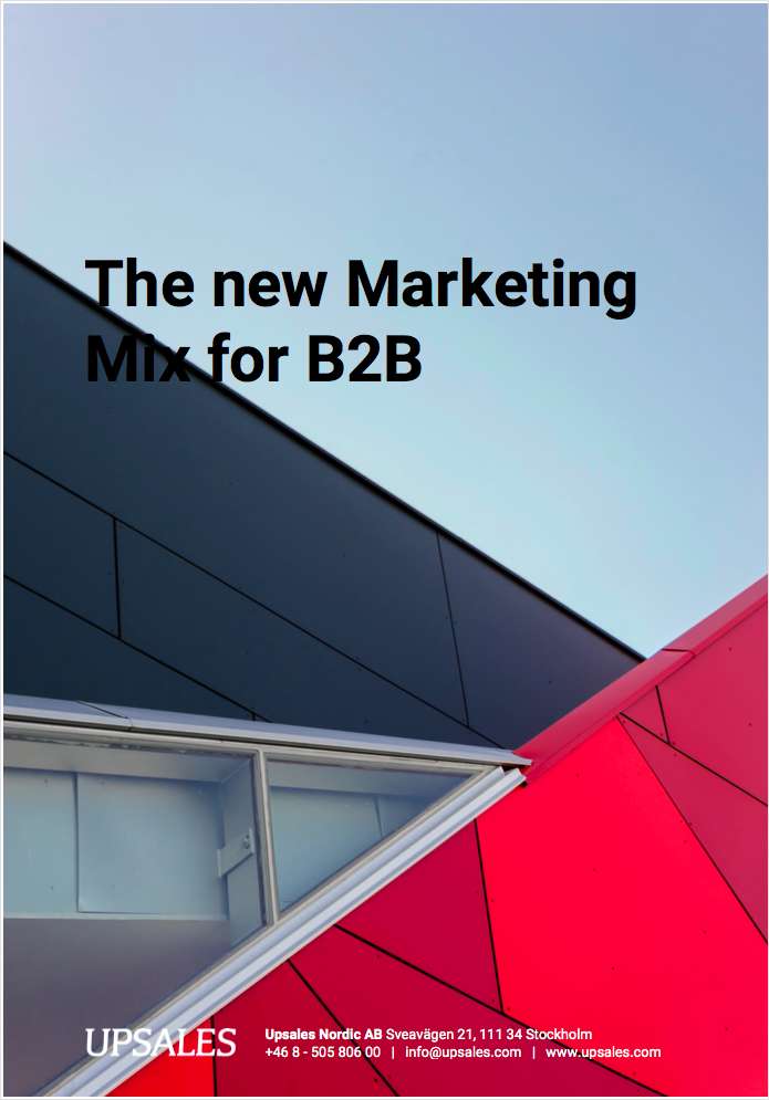 How can you combine different marketing techniques in B2B?