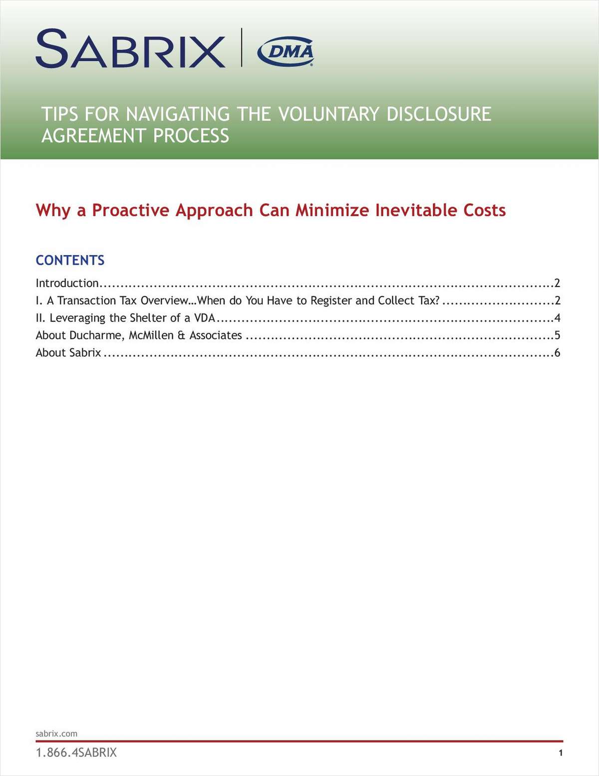 Navigating the Voluntary Disclosure Process