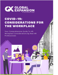 COVID-19: CONSIDERATIONS FOR THE WORKPLACE
