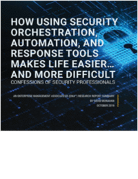 How Using Security Orchestration, Automation and Response Tools Makes Life Easier...