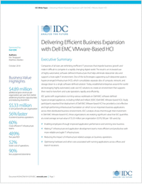 Delivering Efficient Business Expansion with Dell EMC VMware-Based HCI