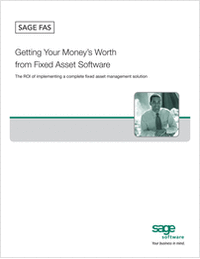 Getting Your Money's Worth from Fixed Asset Software