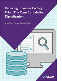 Reducing Errors in Factory Print: The Case for Labeling Digitalization