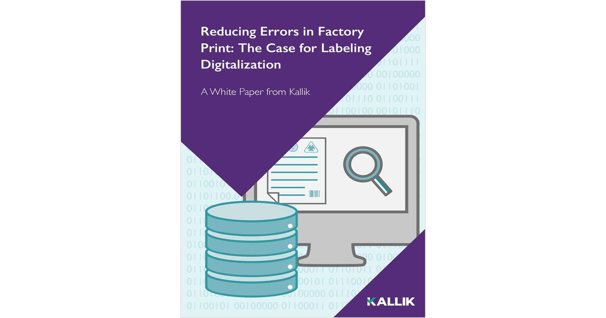 Reducing Errors in Factory Print: The Case for Labeling Digitalization