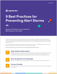 Best Practices for Preventing Alert Storms