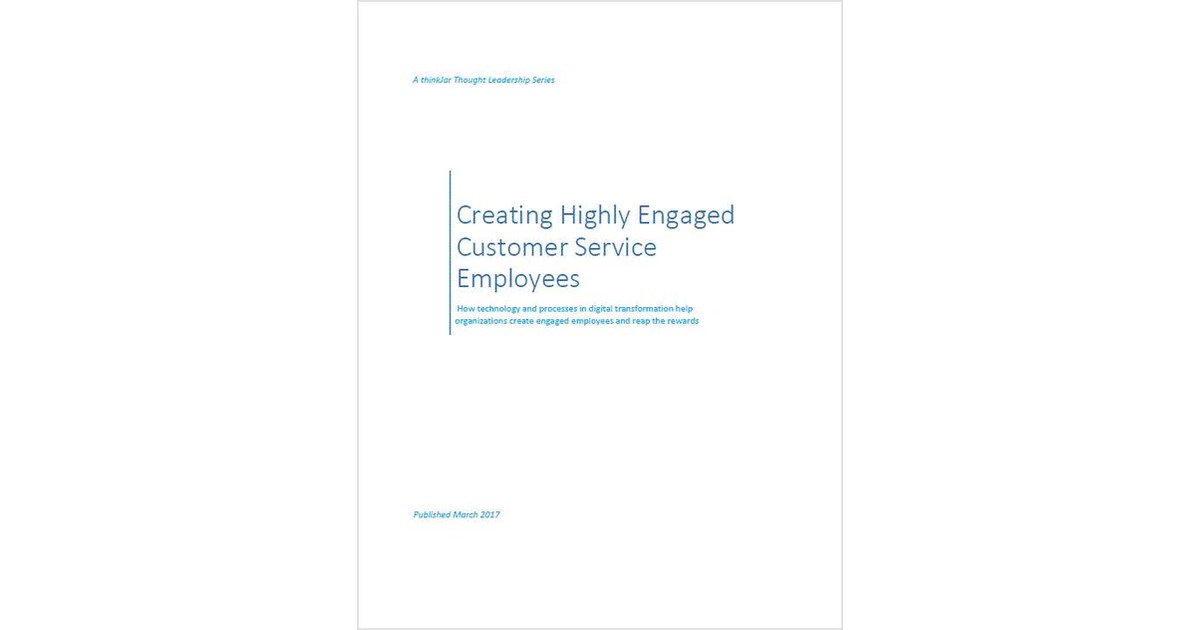 Creating Highly Engaged Customer Service Employees