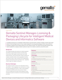 Sentinel Manages Licensing & Packaging Lifecycle for Intelligent Medical Devices and Informatics Software