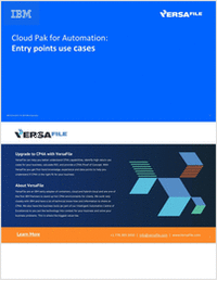 Cloud Pak for Automation: Entry points use cases