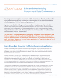 Efficiently Modernizing Government Data Environments