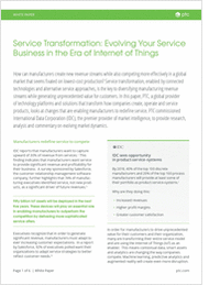 Service Transformation: Evolving Your Service Business in the Era of Internet of Things