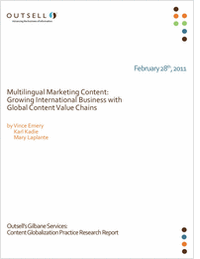 Multilingual Marketing Content: Growing International Business with Global Content Value Chains