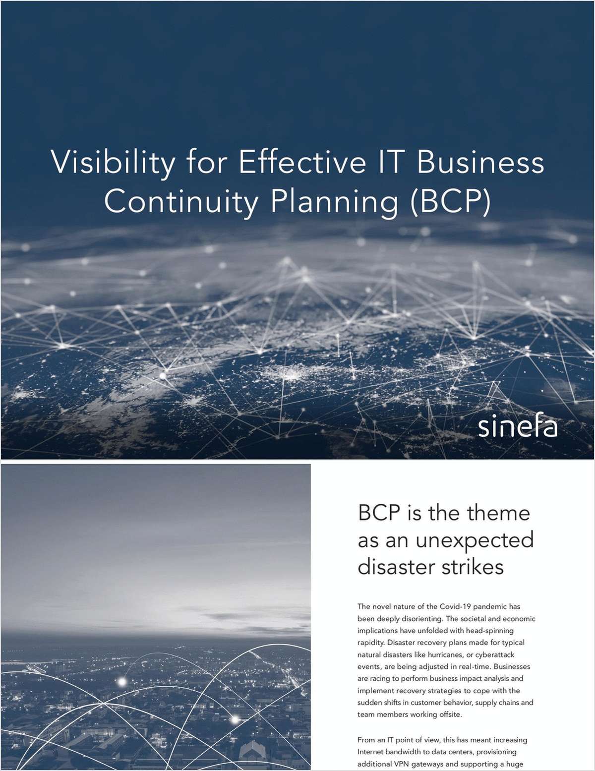 Visibility for Effective IT Business Continuity Planning