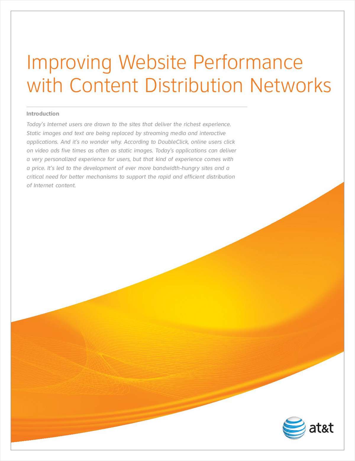 Improving Website Performance with Content Distribution Networks