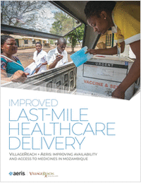 VillageReach + Aeris: Improving Availability and Access to Medicines to Mozambique