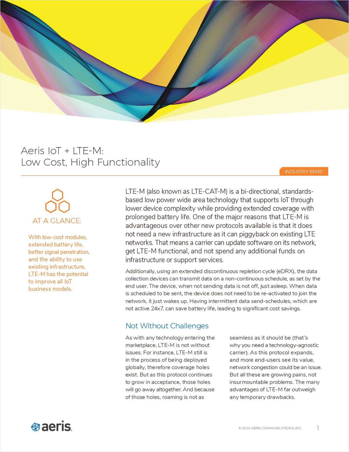 IoT + LTE-M Low Cost High Functionality
