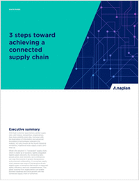 3 Steps Toward Achieving a Connected Supply Chain