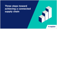 3 Steps to Connected Supply Chain Planning