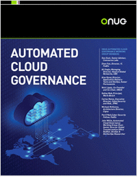 Automated Cloud Governance: The ONUG Collaborative