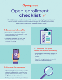Open Enrollment Checklist