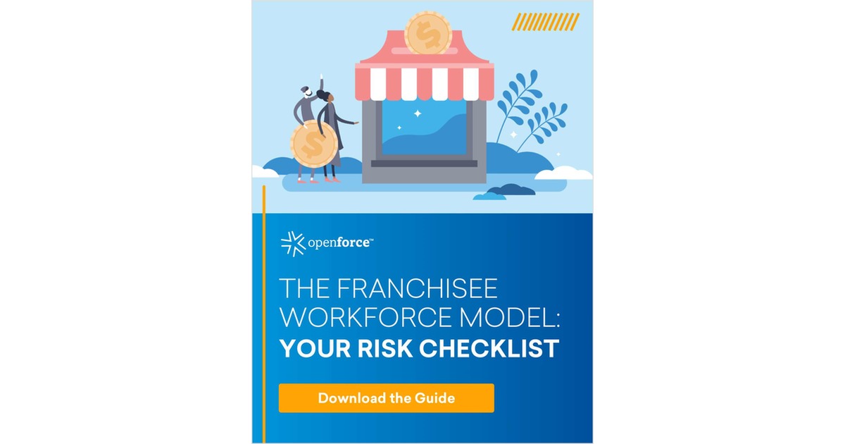 The Franchisee Workforce Model: Your Risk Checklist Free Checklist