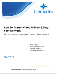 How To Stream Video Without Killing Your Network