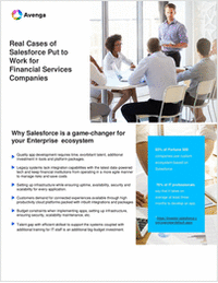 Real Cases of Salesforce Platform Put to Work for Financial Services Companies