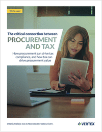 The Critical Connection Between Procurement and Tax