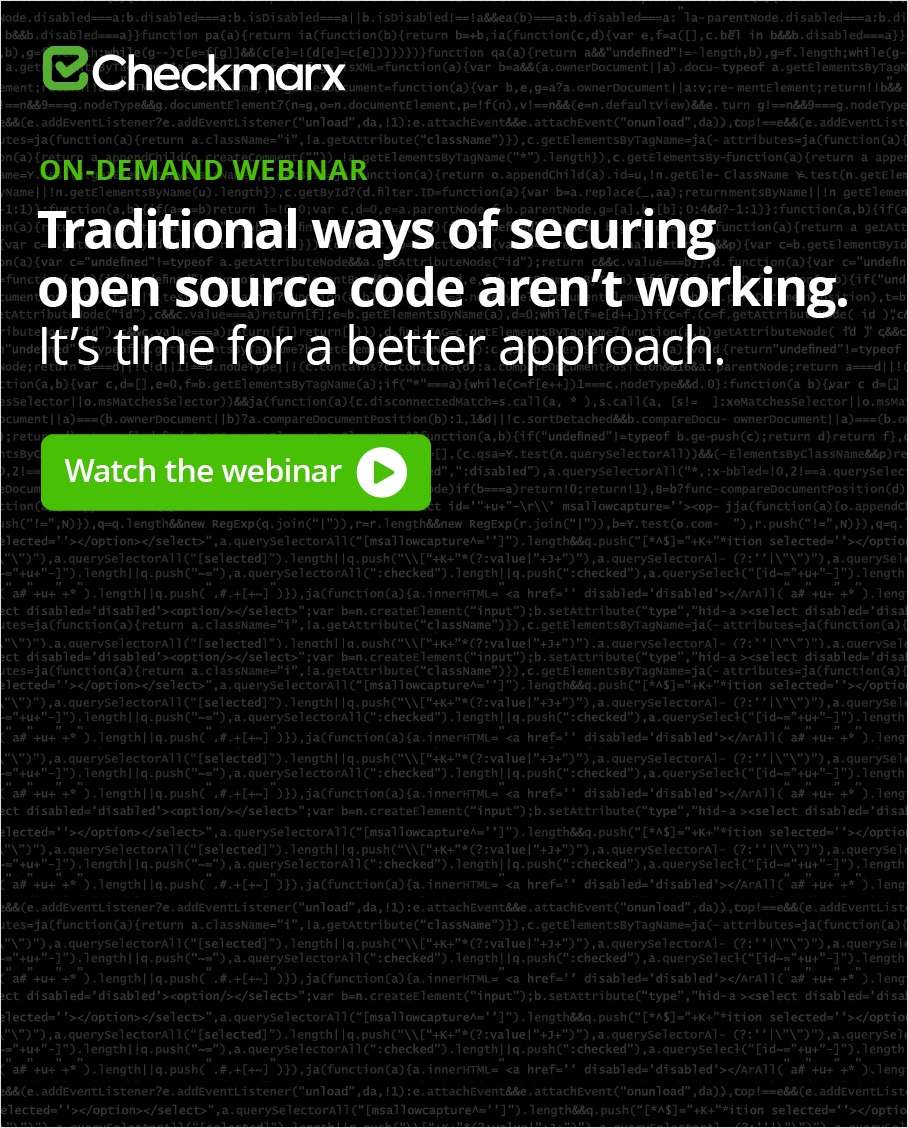 Effectively Manage the Modern Risks of Open Source Code