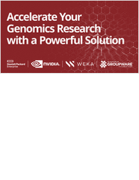 Accelerated AI Genomic Discoveries with Parabricks and WekaIO Powered by HPE and NVIDIA