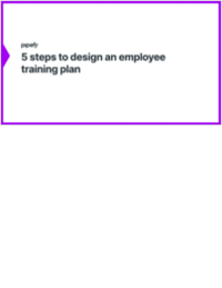 5 Steps to Design an Employee Training Plan