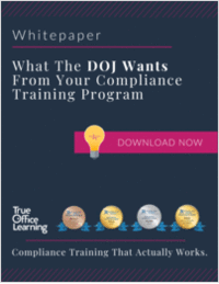 What the DOJ Wants from your Compliance Training Program