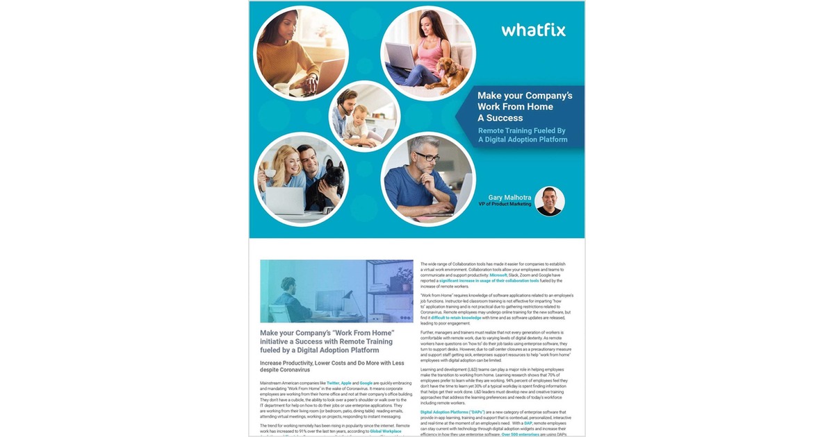 Learn How DAP can help you providing effective software training to your employees.