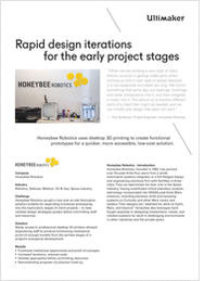 Rapid design iterations for early product stages with desktop 3D printing