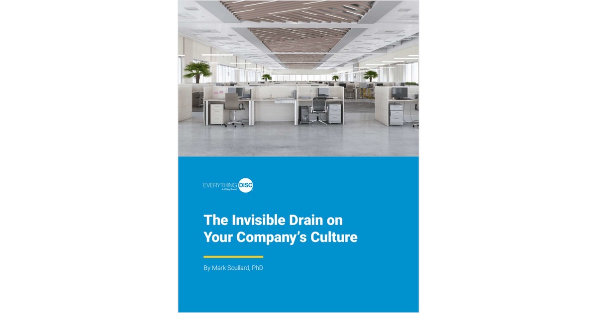 The Invisible Drain on Your Company's Culture