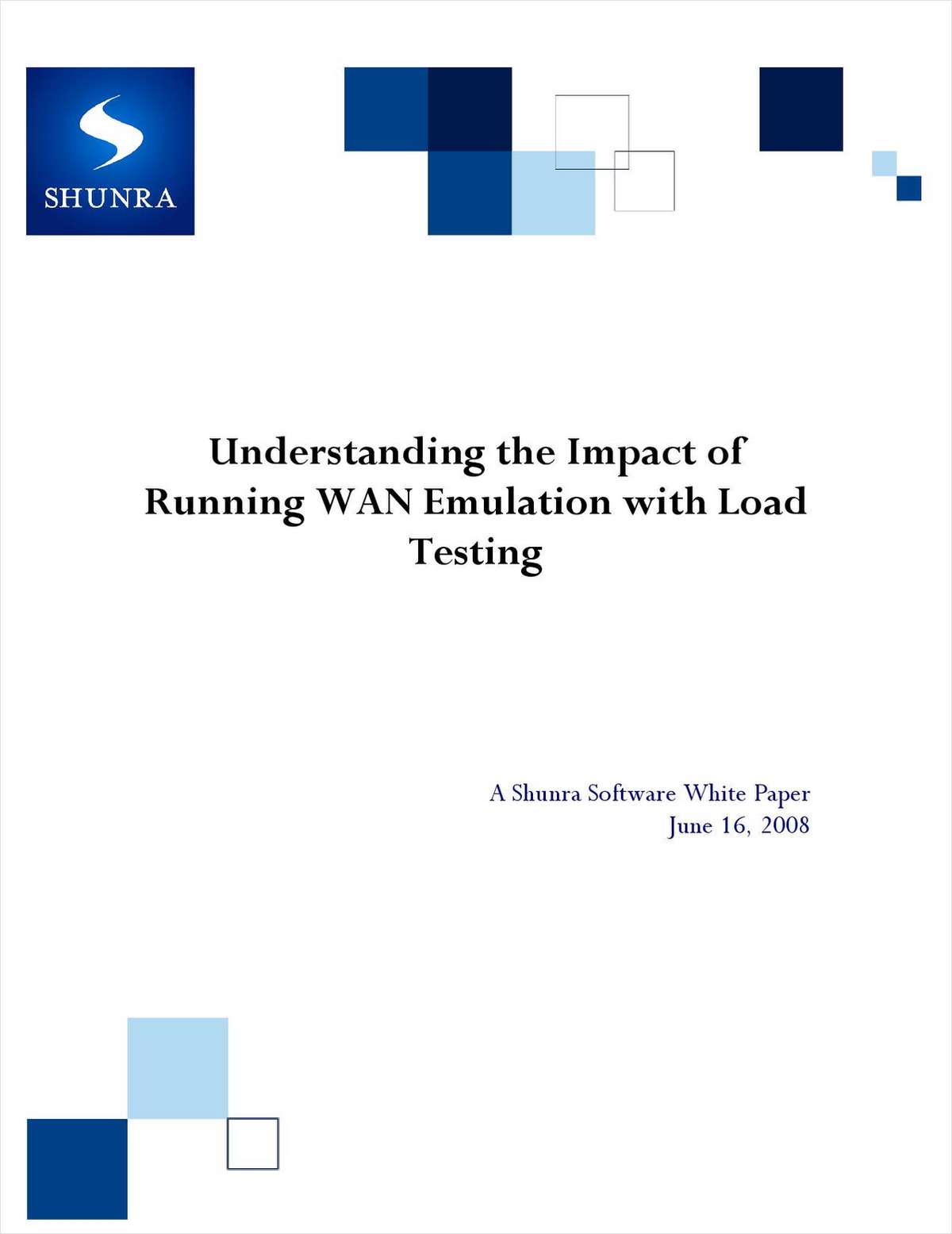 Understanding the Impact of Running WAN Emulation with Load Testing