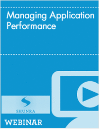 Managing Application Performance