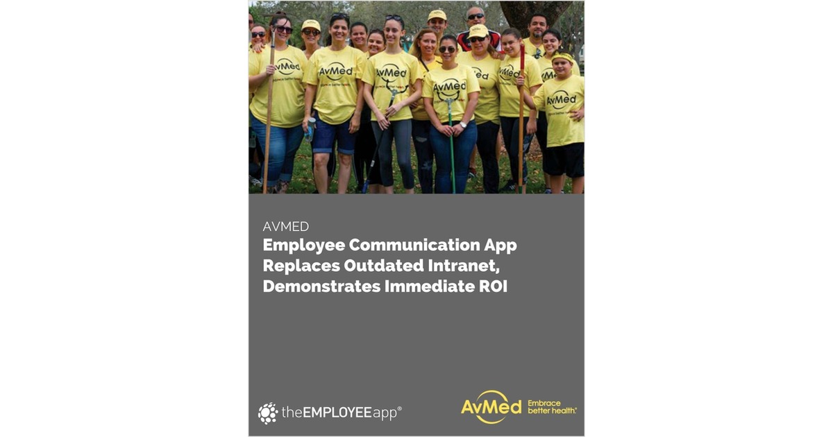 AvMed's New Employee Communication App Demonstrates Immediate ROI with theEMPLOYEEapp