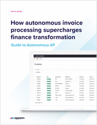How Autonomous Invoice Processing Supercharges Finance Transformation