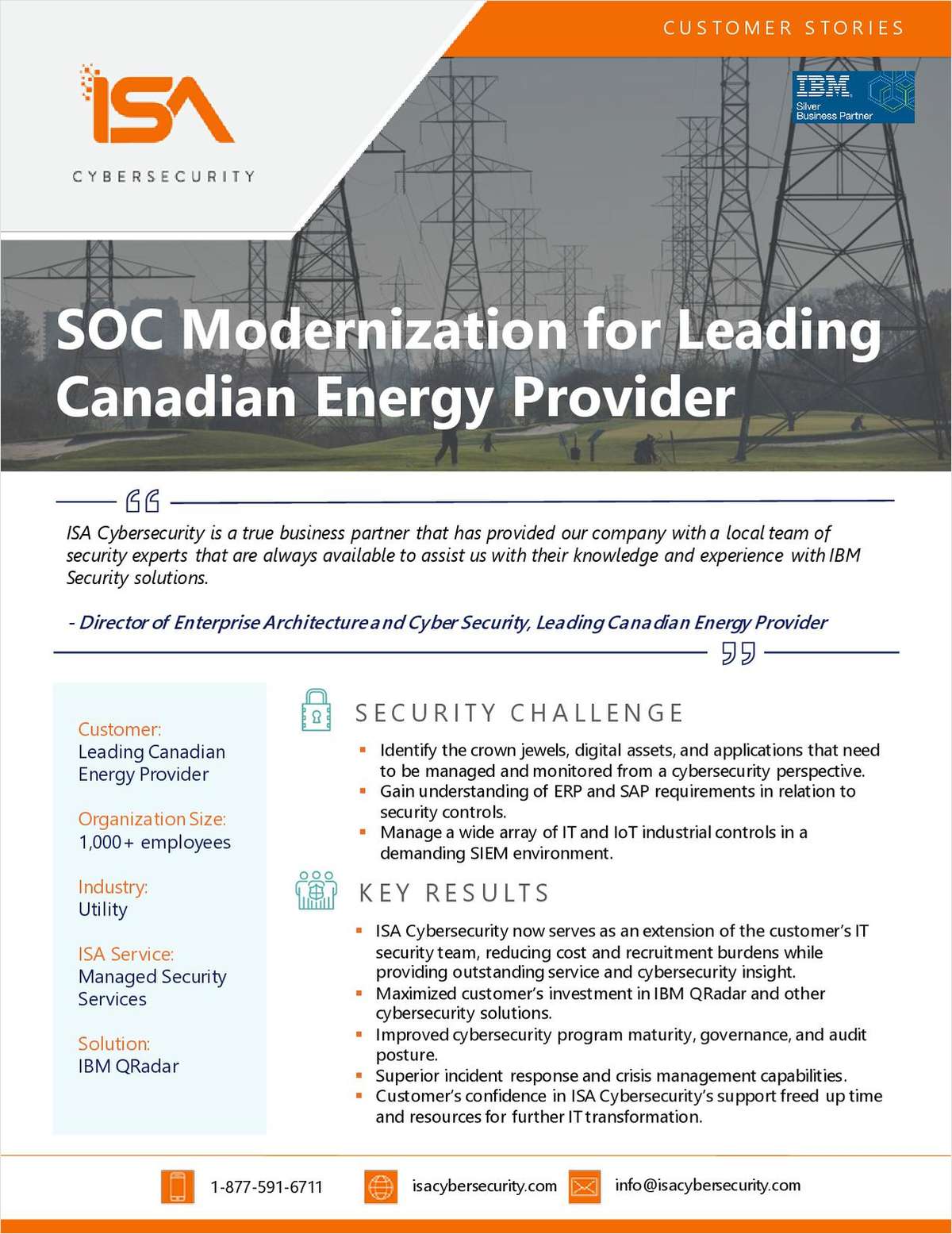 SOC Modernization for Leading Canadian Energy Provider