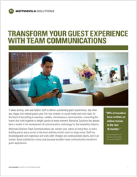 Transform Your Guest Experience With Team Communications