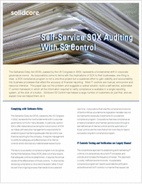 Self-Service SOX Auditing with S3 Control