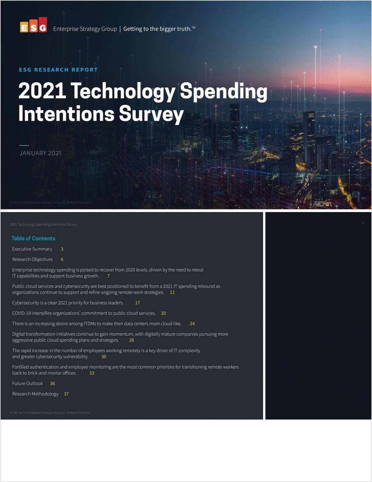 2021 Technology Spending Intentions Survey