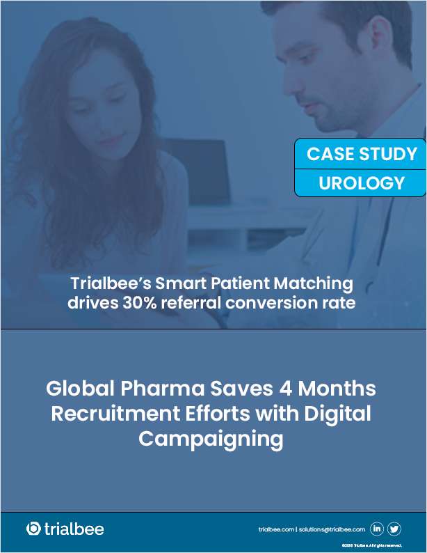 GLOBAL PHARMA SAVES 4 MONTHS RECRUITMENT EFFORTS WITH DIGITAL CAMPAIGNING