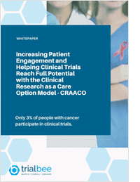 Increasing Patient Engagement and  Helping Clinical Trials Reach Full Potential with the Clinical Research as a Care Option Model
