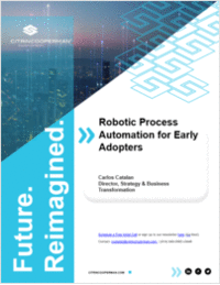 Robotic Process Automation for Early Adopters