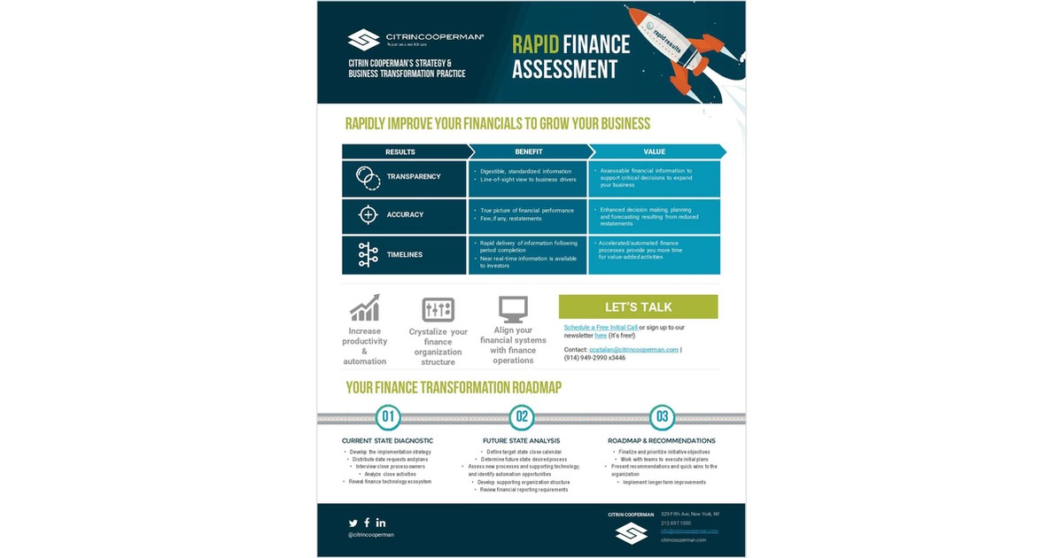 RAPIDLY IMPROVE YOUR FINANCIALS TO GROW YOUR BUSINESS