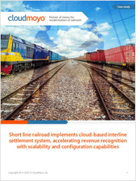 Short Line Railroad Implements Cloud-Based Interline Settlement System