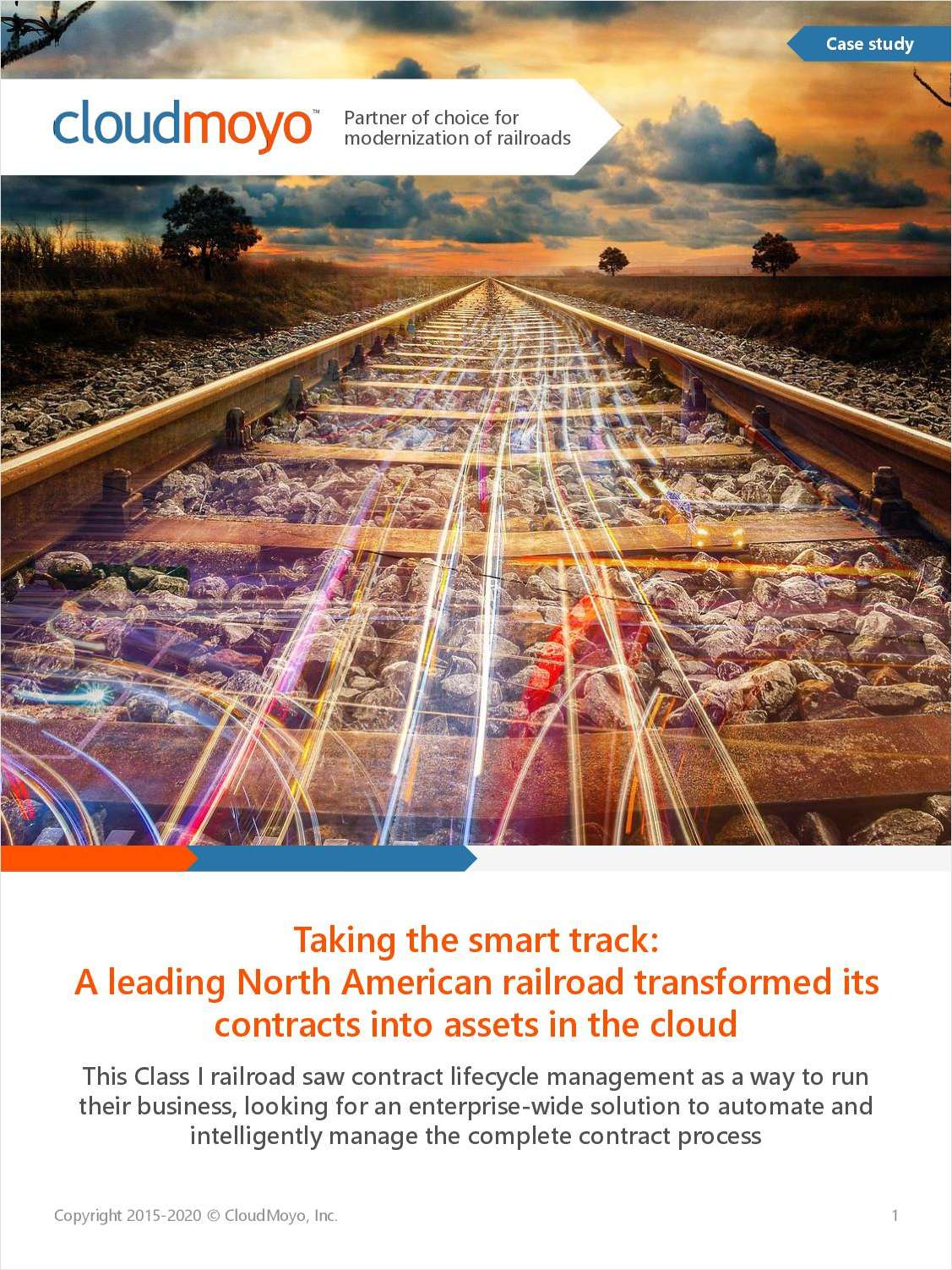 Taking the Smart Track: A Leading North American Railroad Transformed Its Contracts Into Assets in the Cloud